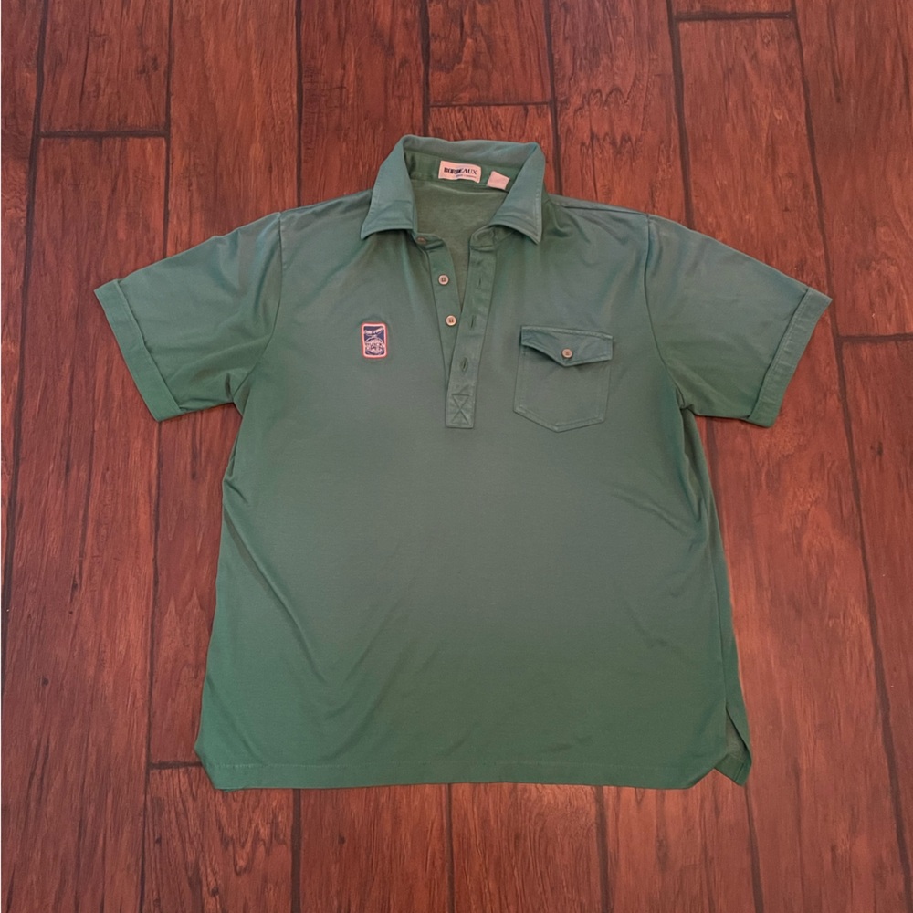 Men’s Vintage Green Buick Open Tournament Polo Shirt